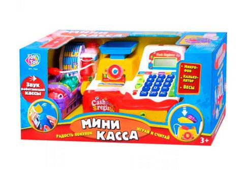 Игровой набор мини-касса Play Smart с калькулятором и микрофоном - фото 2 - id-p62007879