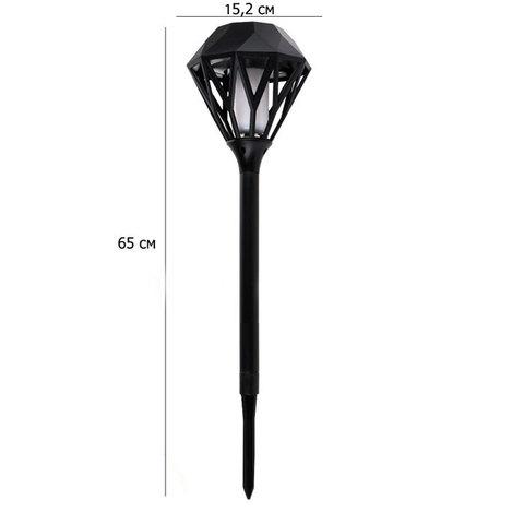 Светильник садовый Solar LED Torch Lamp 707 с эффектом "живого" огня (Факел) - фото 3 - id-p62008127