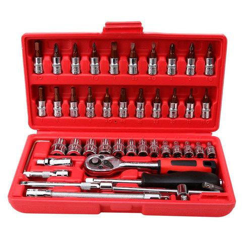 Набор инструментов Metric Socket Set EI1/4-46PCS [46 деталей] - фото 5 - id-p62008147