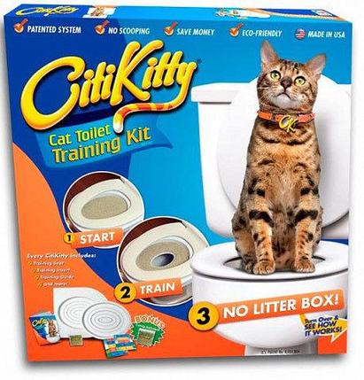 Система для приучения кошек к унитазу CitiKitty Cat Toilet Training Kit, фото 2