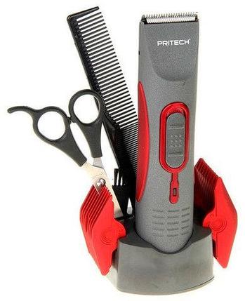 Набор для стрижки волос с беспроводным триммером PRITECH PR-760, фото 2