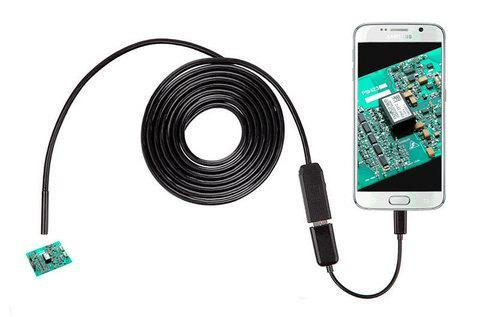 Эндоскоп с USB и HD камерой Android and PC Endoscope [5м, смартфон/планшет/ПК], фото 2