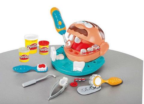 Игровой набор юного стоматолога «Мистер зубастик» Play-Doh Color Mud - фото 5 - id-p62008780