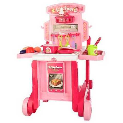 Игровой набор с чемоданом-тележкой «Детская кухня» Kitchen Little Chef NO.008-927 - фото 5 - id-p62008869