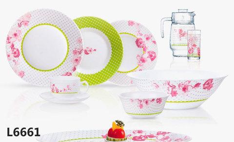 Столовый сервиз Luminarc Covent Garden Flore (46 предметов)