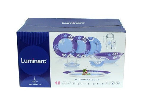 Столовый сервиз Luminarc Midnight Blue (46 предметов), фото 4