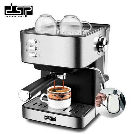 Кофемашина полуавтоматическая DSP Espresso Coffee Maker KA3028 с капучинатором, фото 2