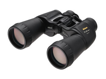 Бинокль полевой Nikon Action EX 16x50, Относительная яркость: 9,6, Сфера применения: Дневной свет, Цвет: Чёрны