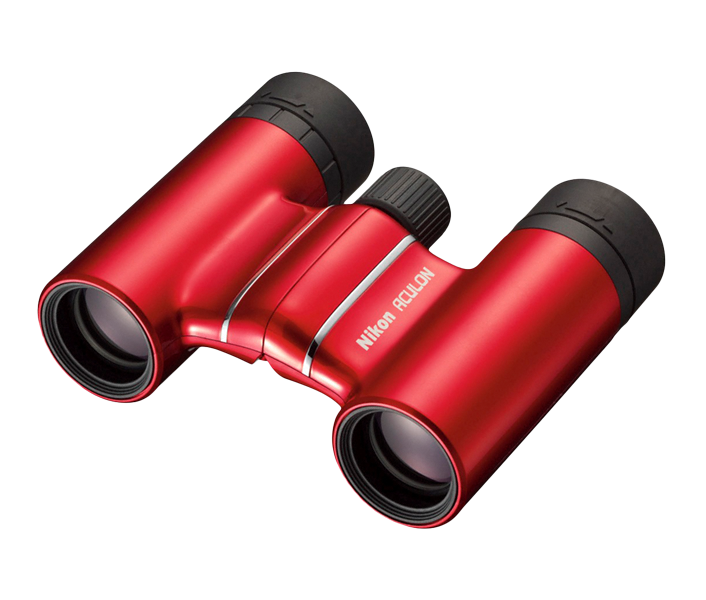 Бинокль туристический Nikon Aculon T01 10x21, Относительная яркость: 4,4, Сфера применения: Туризм, Цвет: Крас