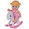 Bouncin' Babies 803003 Кукла Бони с лошадкой-качалкой, 16 см, фото 2