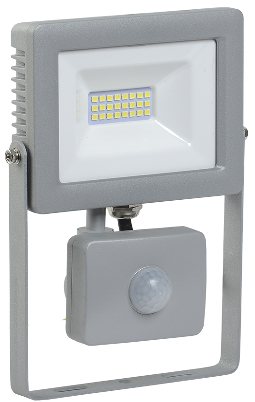 Прожектор СДО 07-20Д светодиодный серый с ДД IP44 IEK - фото 1 - id-p62334224