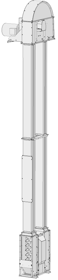 Ковшовая нория SE 140 TVM - Skandia Elevator L-Line