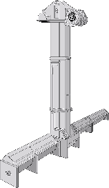 Цепная нория KE 40 - Skandia Elevator L-Line