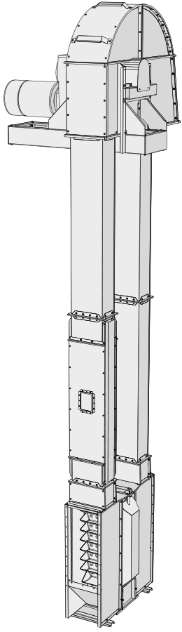 Ковшовая нория SEI 35/14 - Skandia Elevator I-Line