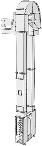 Ковшовая нория SEI 50/23 - Skandia Elevator I-Line, фото 1