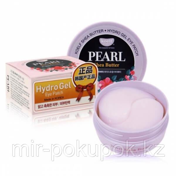 Гидро-гелевые патчи для глаз с маслом ши и жемчугом Petitfee Koelf Pearl & Shea Butter Eye Patch