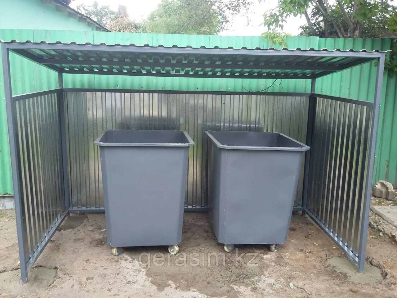 Ограждение для мусорных контейнеров ТБО - фото 3 - id-p3997047