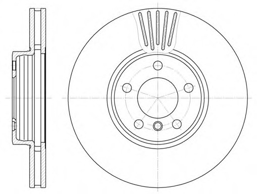 Тормозные диски BMW X5 (E53) объем 3.0-4.8 (передние, RoadHouse)