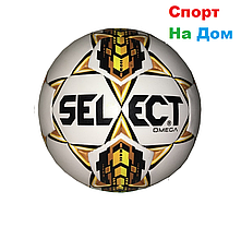 Футбольный мяч Select Omega кожаный (размер 4) сшитый, фото 3