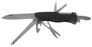 Нож ЗУБР "ЭКСПЕРТ" складной многофункциональный, "8 в 1", пластиковая рукоятка 47791