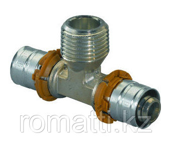 Тройник переходной 16х2 с внешней резьбой, фото 1