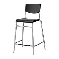 Стул барный СТИГ 63 см черный ИКЕА, IKEA 703.608.62 Стул барный СТИГ 63 см черный ИКЕА, IKEA