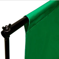 Студийный тканевый фон 4 м × 2,3 м зелёный, фото 3