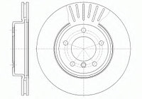 Тормозные диски BMW 3 (E46) объем 2.0-2.8 (передние, RoadHouse), D300)