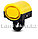 Сигнал звонок мини на велосипед на батарейках желтый, фото 2