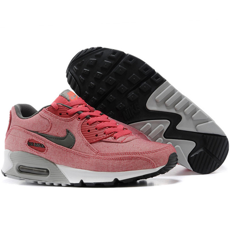 Nike Air Max 90 кроссовки розовые,текстиль - фото 1 - id-p4643306