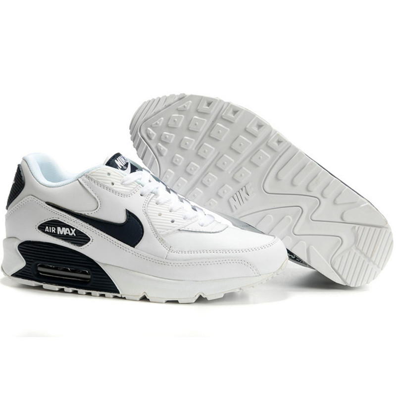 Nike Air Max 90 кроссовки бело-черные