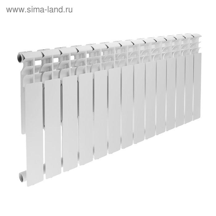 Радиатор алюминиевый REMSAN Professional, 500х80 мм, 14 секций