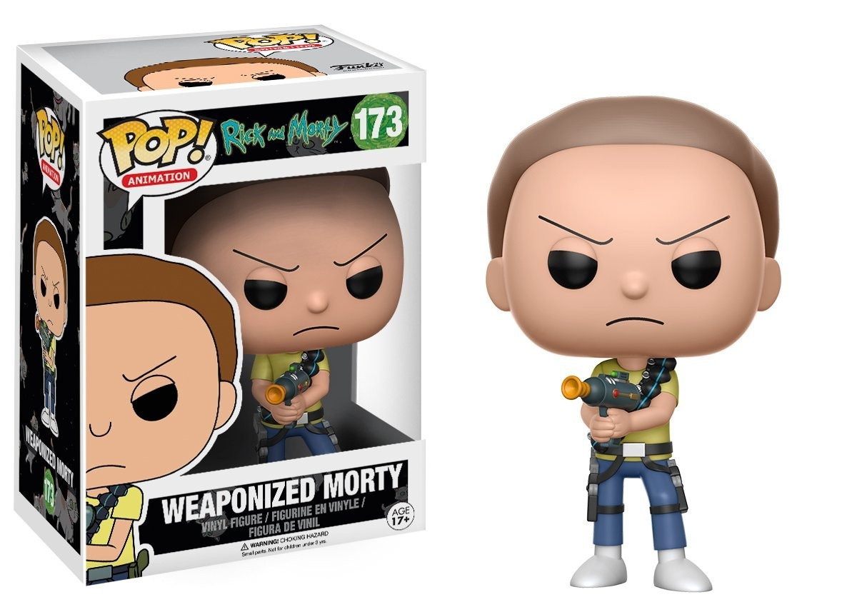 Funko POP! "Рик и Морти" Виниловая фигурка Вооруженный Морти №173