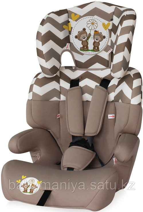 Автокресло Lorelli Junior 9-36 кг Бежевый / Beige Daisy Bears 1730