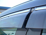 Ветровики/Дефлекторы окон c хромом на Lexus GS 2005-2011, фото 2