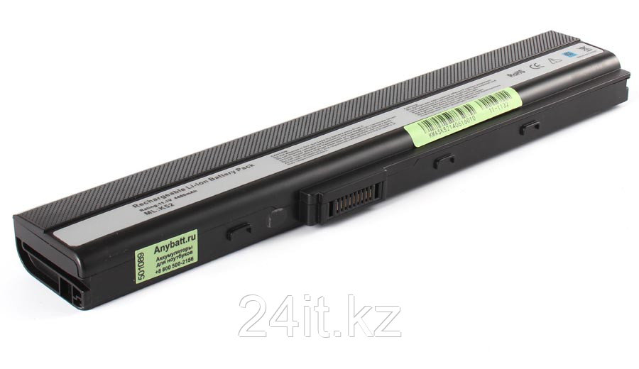 Аккумулятор для ноутбука Asus A32-K52/ 11,1 В (совместим с 10,8 В)/ 4400 мАч, черный