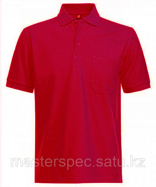 Рубашка "Поло" короткий рукав Красный - фото 1 - id-p4652107