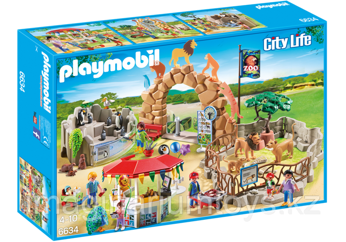 Большой конструктор для детей Playmobil «Зоопарк» - фото 6 - id-p62209649