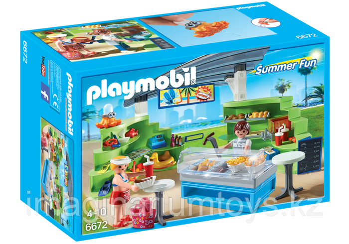 Детский конструктор Playmobil «Кафе и магазин летних товаров» - фото 2 - id-p62780173