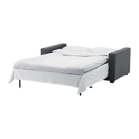 Диван-кровать 2-местный БИГДЕО серый ИКЕА, IKEA, фото 2
