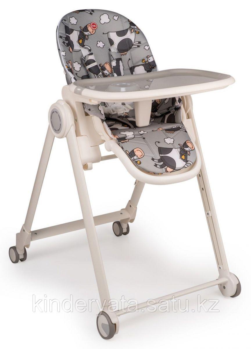 Стульчик для кормления Happy Baby Berny Basic Grey