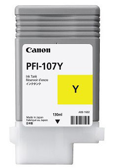 Тонер Canon PFI 107 Yellow (130 ml)(6708B001AA)