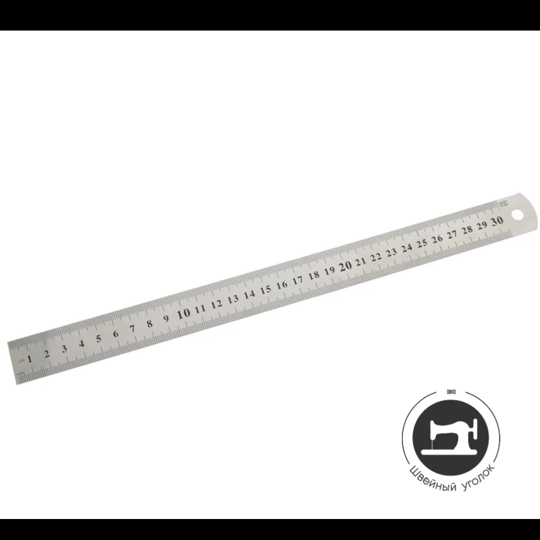 Металлическая линейка 30 cm: продажа, цена в Алматы. Измерительные ...