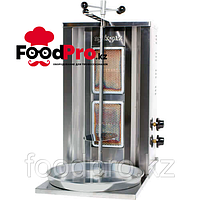 Донер аппарат газовый (2 горелки). Silver, ISIKGAZ