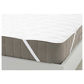 Наматрасник ЛИСМАРКА 140х200 белый ИКЕА, IKEA, фото 2