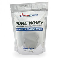 Протеин WestPharm, Pure Whey Concentrate WPC 80% 454 гр Клубника