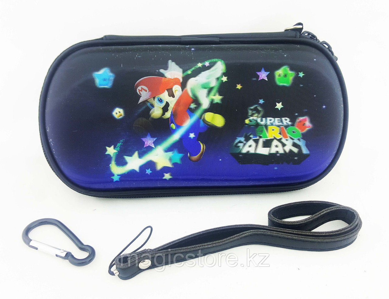 Чехол на молнии с 3D картинкой PSP 1000/2000/3000 3in1 3D picture, Mario Super Galaxy