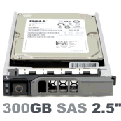 Жесткий диск Dell 300 ГБ, 2,5" с последовательным интерфейсом SCSI (SAS)12Gb / s