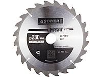 Пильный диск по дереву STAYER 3681-230-30-36, MASTER, OPTI-Line, 230 х 30 мм, 36Т