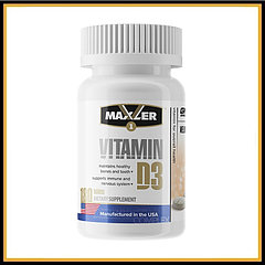Витамин Д3 Maxler Vitamin D-3 1200 ME 180 таблеток
